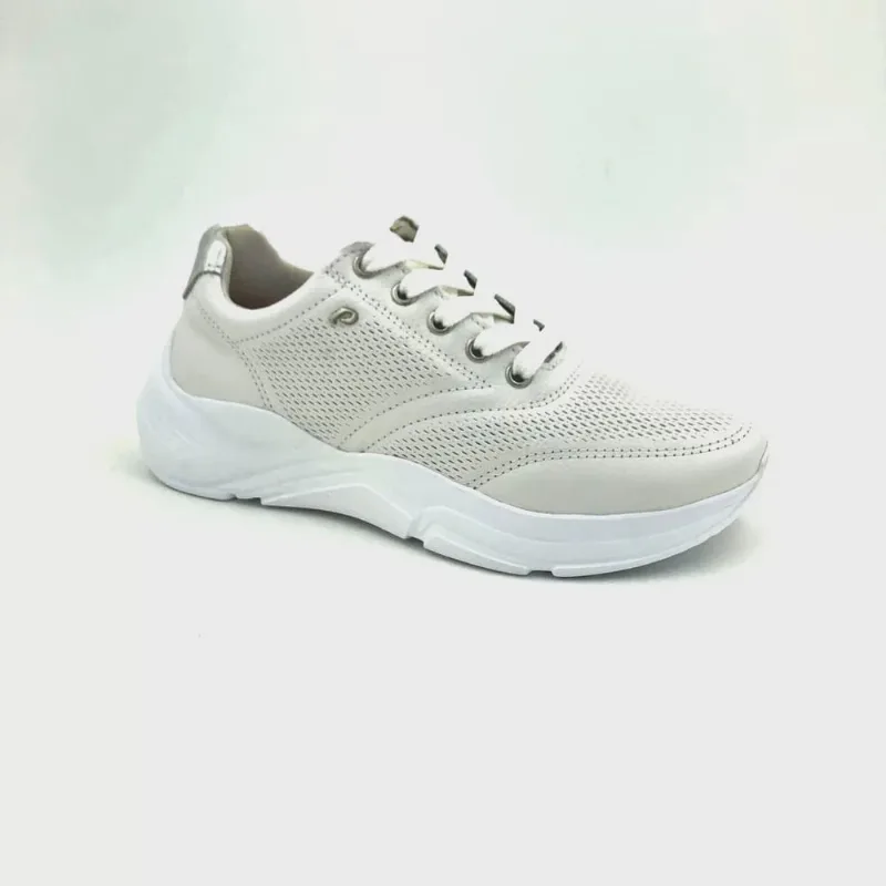 Tênis Pegada Feminino Couro Natural Branco 218802