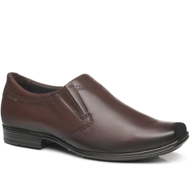 Sapato Pegada Social Em Couro Ref 122318-02 Marrom 043