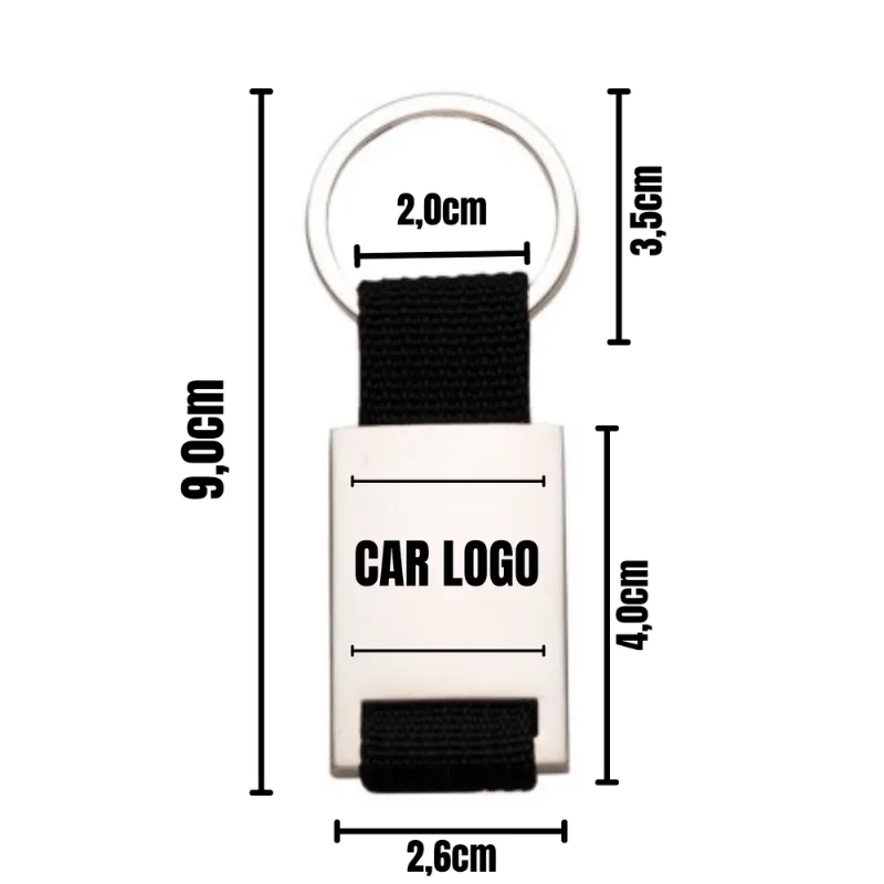 Chaveiro Compatível Com Peugeot 208 207 2008 3008 Luxo - L