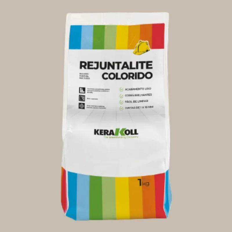 Rejunte Resinado Cerâmica e Porcelanato 1kg Kerakoll Rejunte Rejuntalite Cerâmica e Porcelanato Fraxinus 1kg Kerakoll