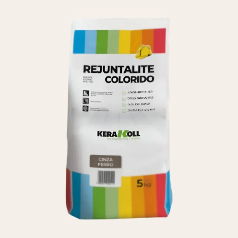 Rejunte Resinado Cerâmica e Porcelanato 5kg Kerakoll Rejunte Cerâmica e Porcelanato Silver 5kg Kerakoll