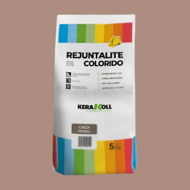 Rejunte Resinado Cerâmica e Porcelanato 5kg Kerakoll Rejunte Rejuntalite Cerâmica e Porcelanato Café 5kg Kerakoll