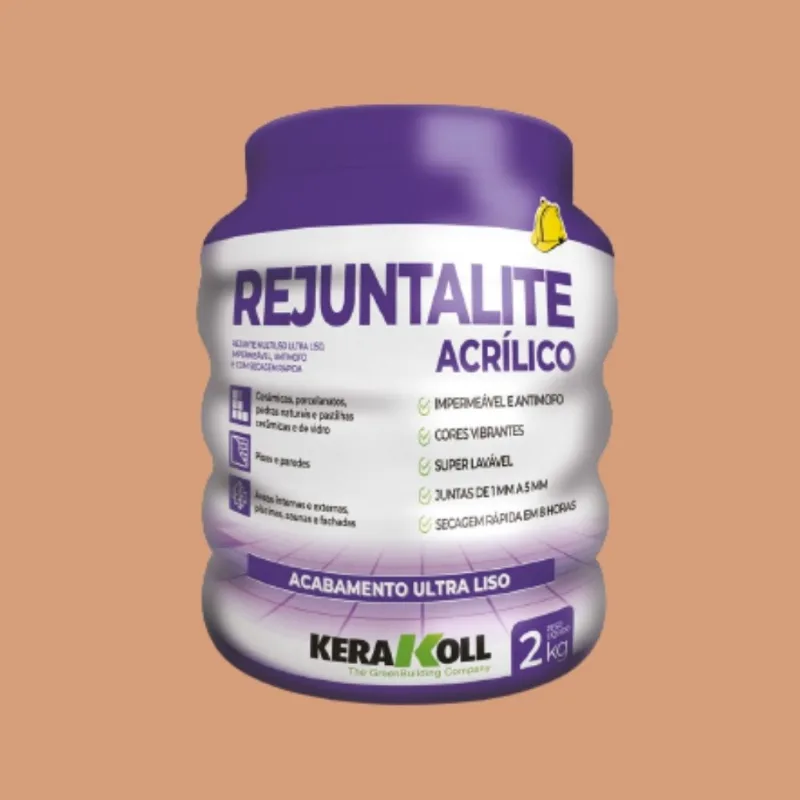 Rejunte Acrílico 2kg Kerakoll Rejunte Rejuntalite Acrílico Pau Brasil 2kg Kerakoll - KERAKOLL