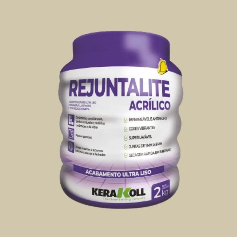 Rejunte Acrílico 2kg Kerakoll Rejunte Rejuntalite Acrílico Acer 2kg Kerakoll - KERAKOLL