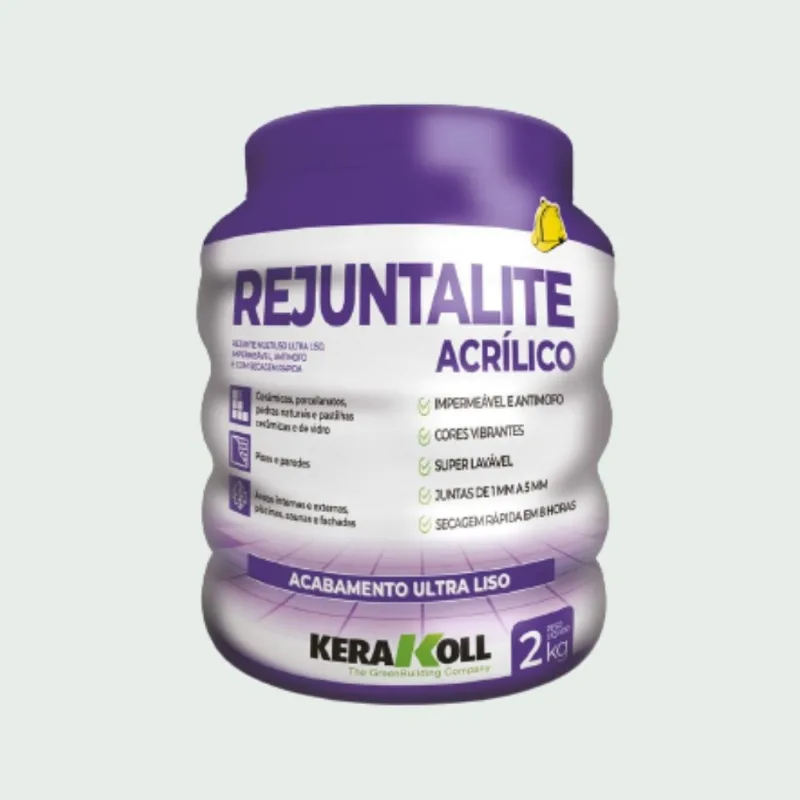 Rejunte Acrílico 2kg Kerakoll Rejunte Rejuntalite Acrílico Menta 2kg Kerakoll
