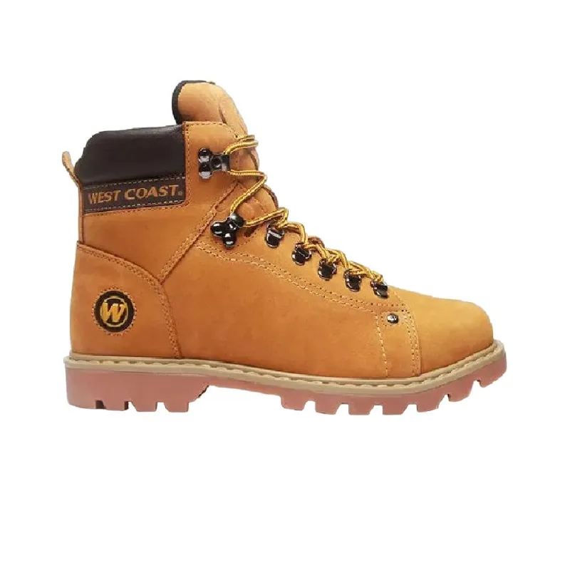 Bota West Coast Couro Worker Classic Nobuck Marrom 042