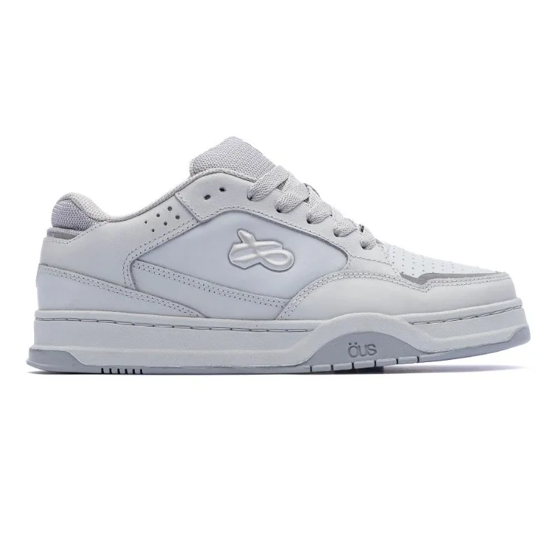Tenis Ous Souza Imperial Couro Ref 350042_26 Tons Cinza 41
