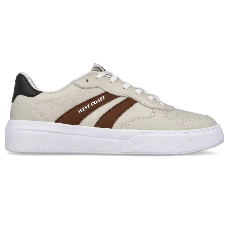Tenis West Coast Boston Casual Ref 313079-01 Bege/marrom 43