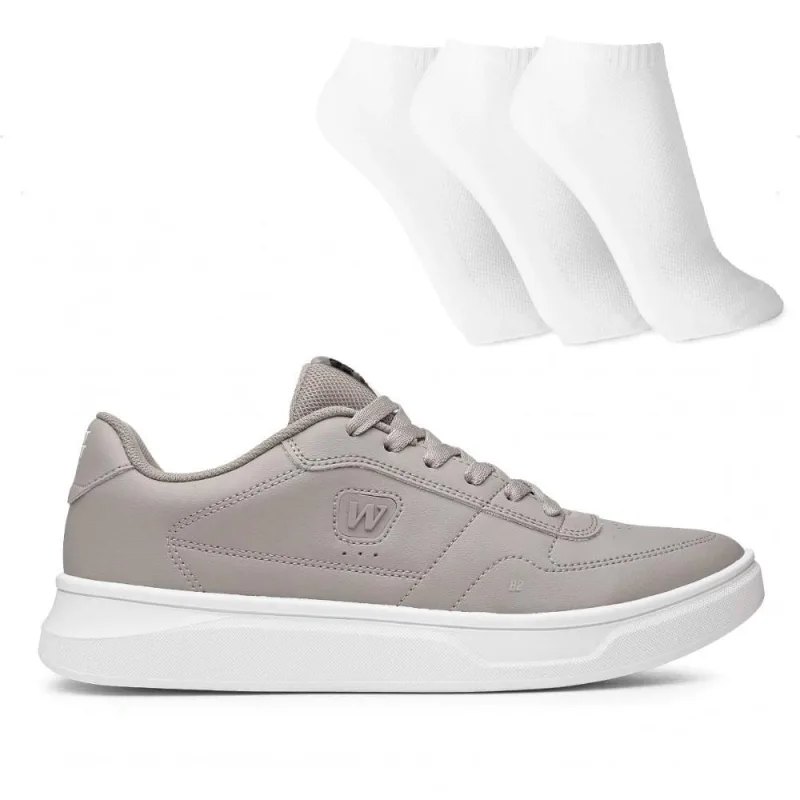 Tênis West Coast WC 259 Detroit Masculino + 3 Pares de Meias - West Coast - Esporte E Lazer