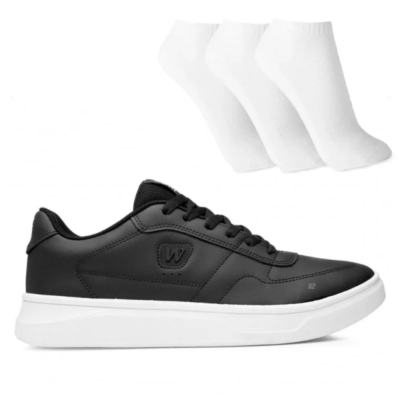 Tênis Masculino West Coast WC 259 Detroit + 3 Pares de Meias - West Coast