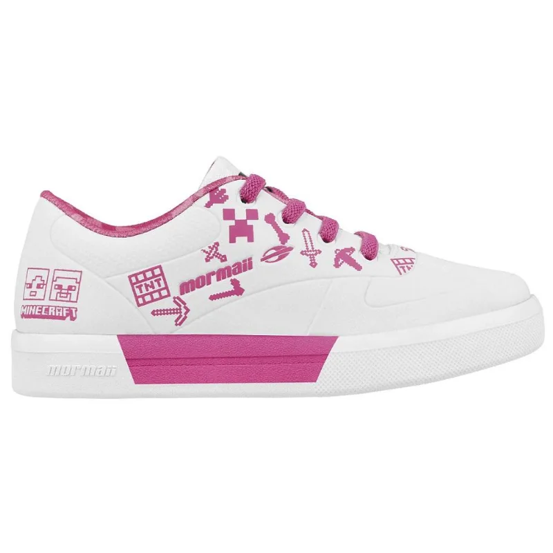 Tenis Mormaii Urban Smash Minecraft Ref 205106-2 Branco Rosa 32
