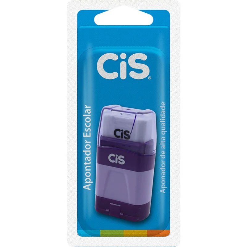 Apontador Cis Escolar + Borracha Un