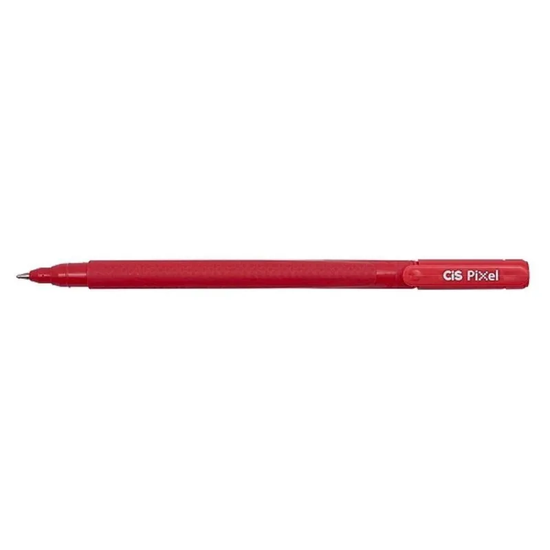 Caneta Esferográfica Cis Pixel 1.0MM Ponta Média Escrita Suave Corpo Plástico Textura 1 Unidade - Cis - Papelaria