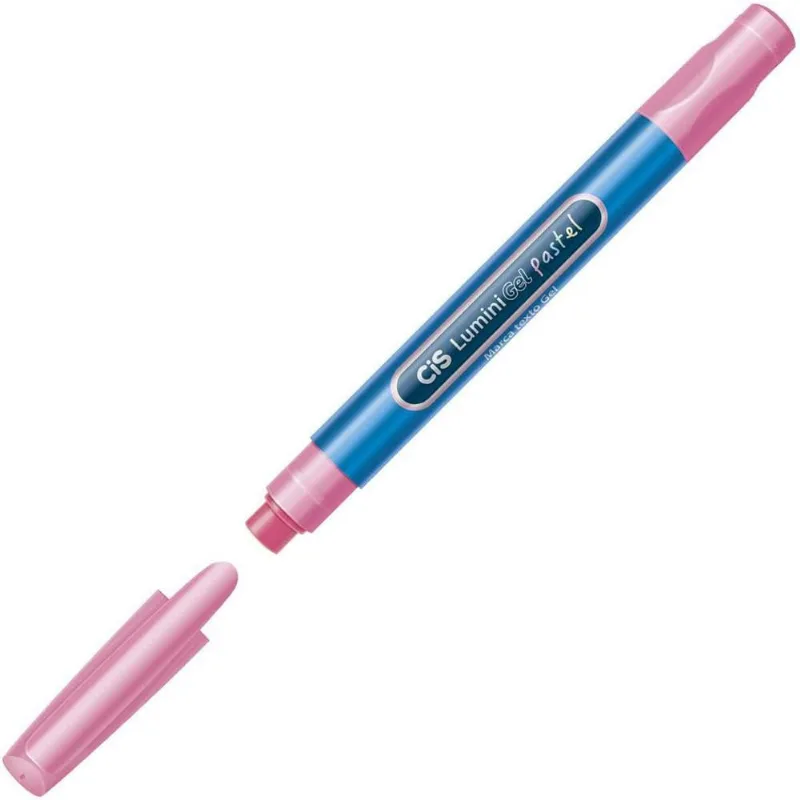 Marca Texto Rosa Pastel Lumini Gel
