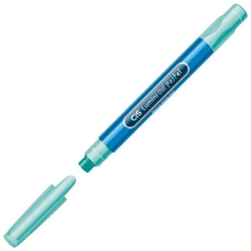 Marca Texto Verde Pastel Lumini Gel