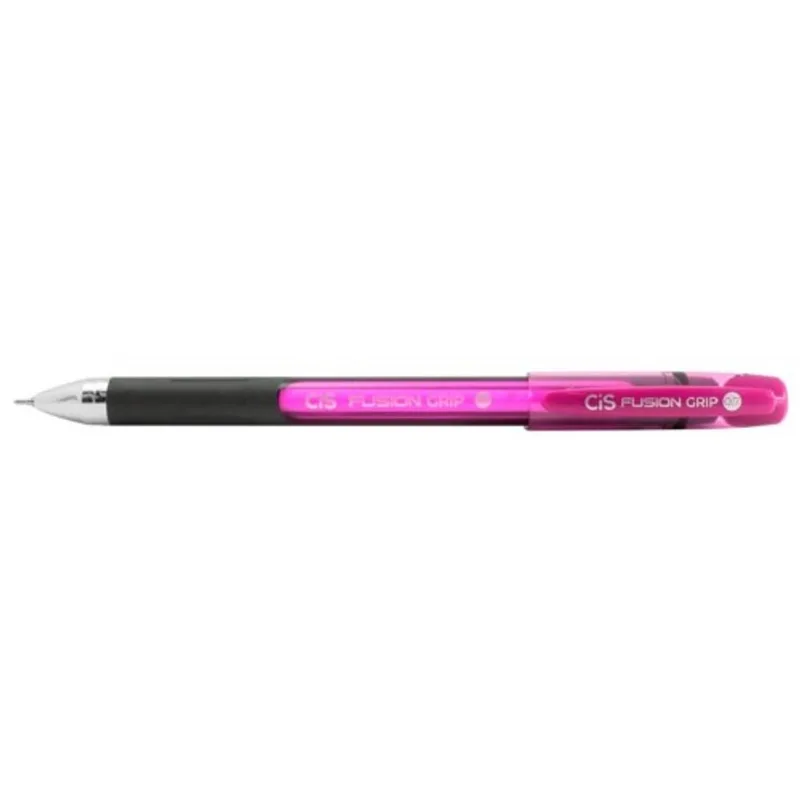 Caneta Esferográfica Rosa Fusion Grip Cis