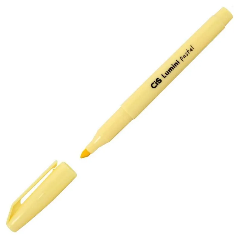 Marca Texto Amarela Lumini Tom Pastel - LC - Papelaria