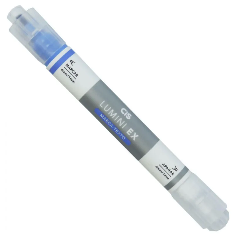 Marca Texto Apagável Lumini Ex Azul