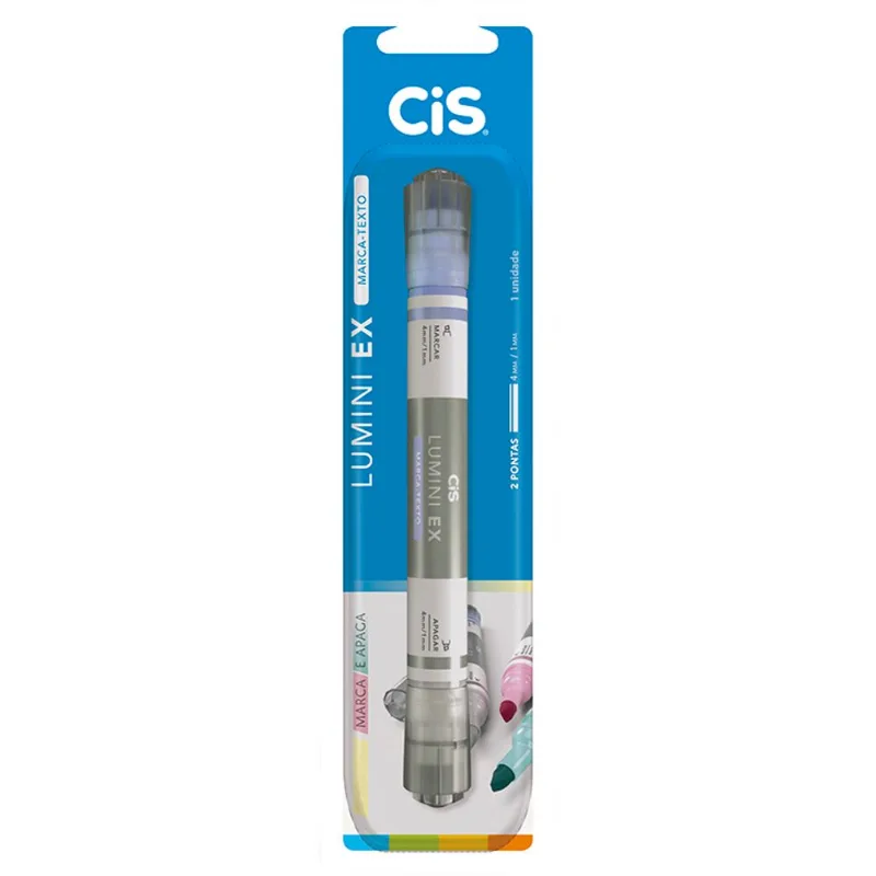 Marca Texto Cis Lumini Ex Azul Un