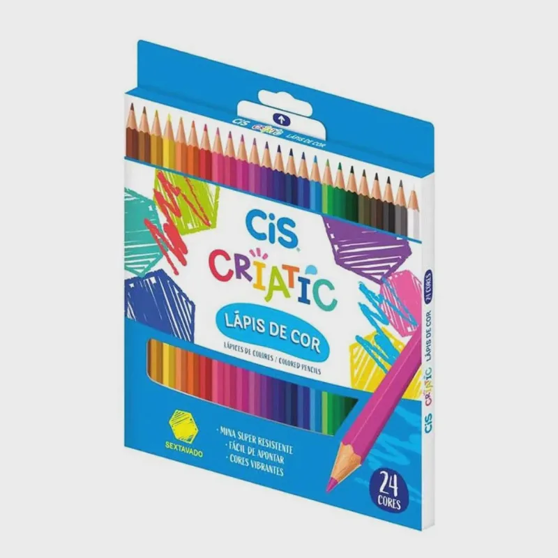 Lapis de Cor Cis Criatic Inteiro 24un