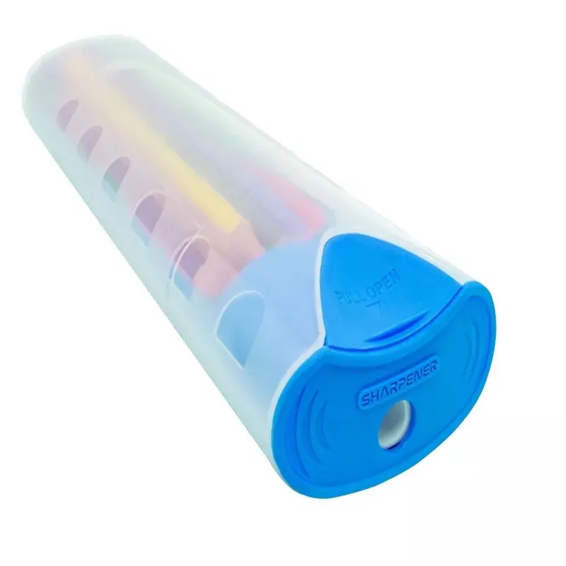 Lápis de Cor Criatic Color 12 Cores Cis Estojo Azul com Apontador Integrado - Cis