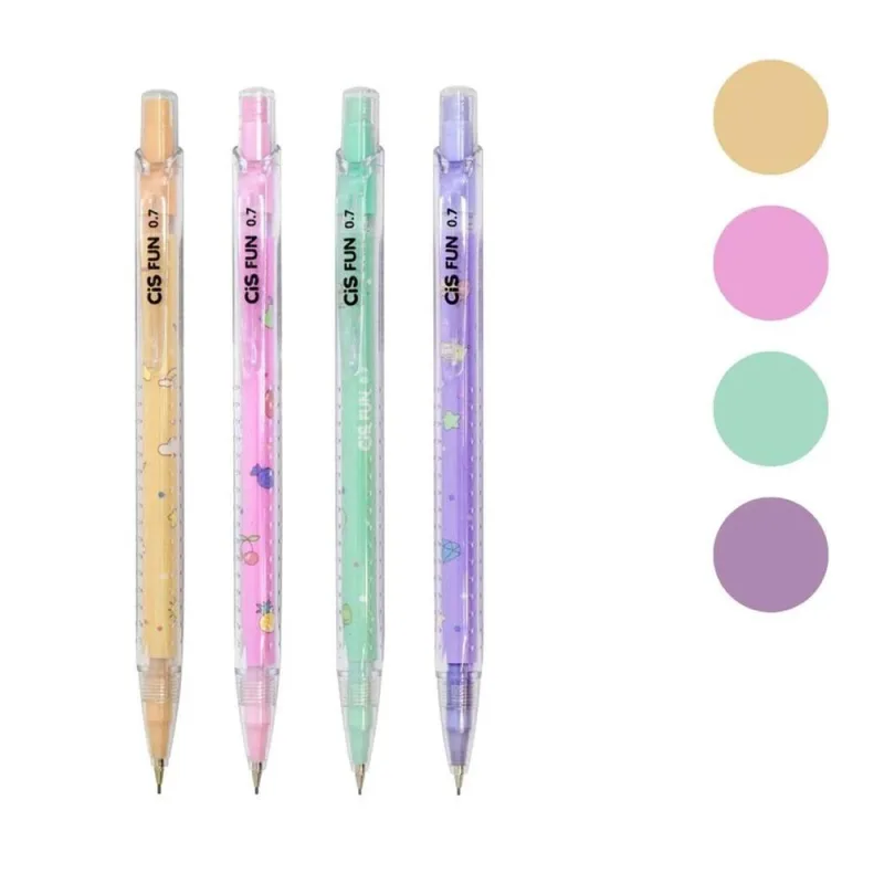 Lapiseira 0,7 Fun Diversas Cores Cis Avulso - LC - Papelaria