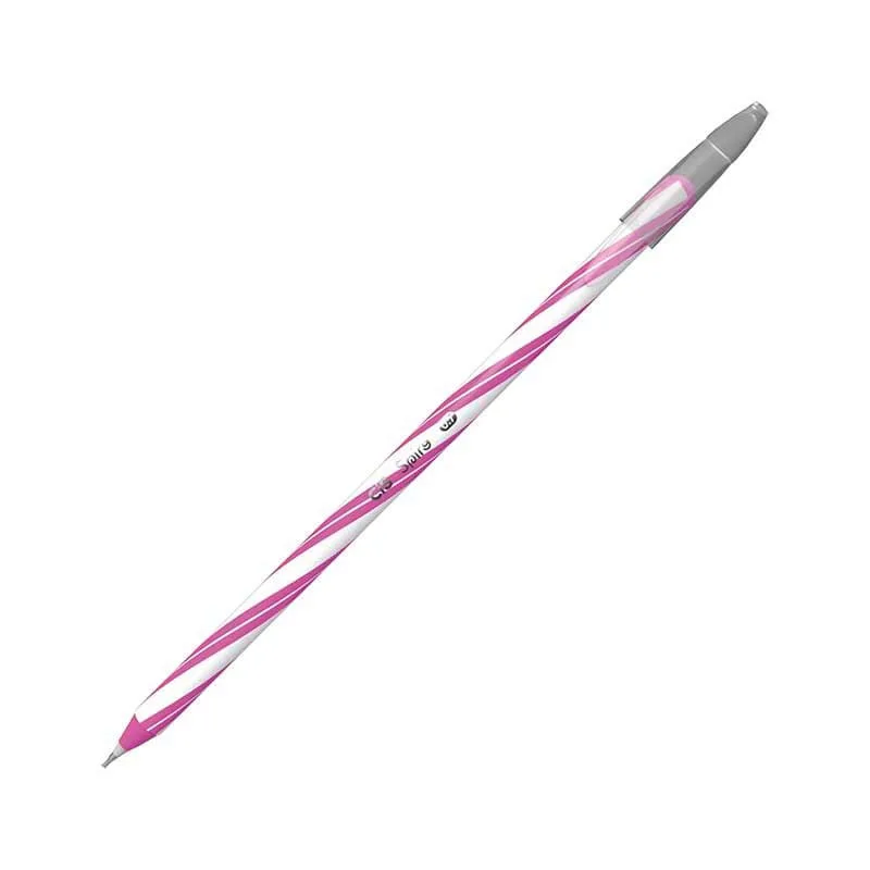 Caneta Gel Spiro Rosa - LC - Papelaria