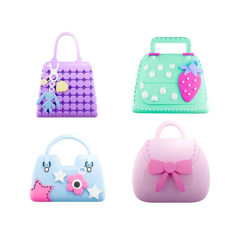 Borracha Fashion Bolsa Diversos Modelos Cis