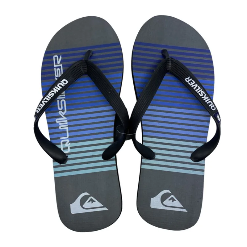 Chinelo Quiksilver Malokai Point Break Cinza Escuro