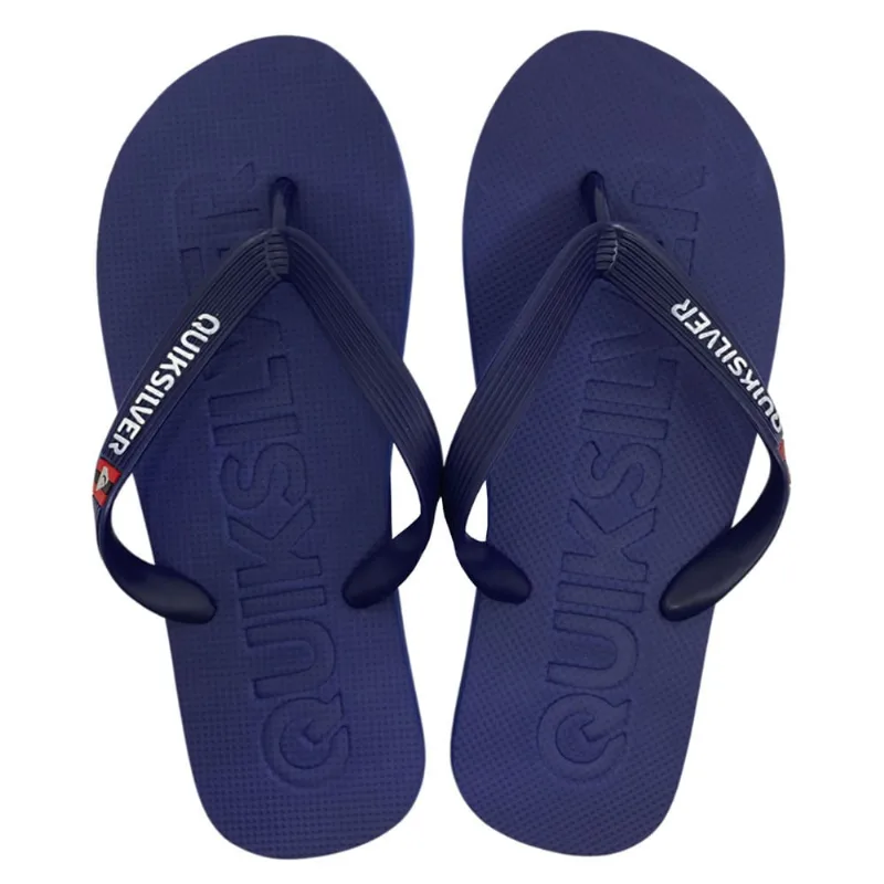 Chinelo Quiksilver Molokai Debossed Preto