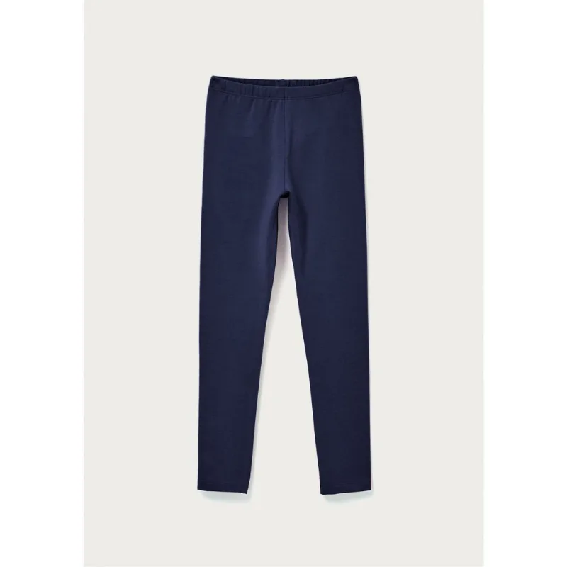 Calça Legging Básica Infantil Menina Tradicional - Azul 001