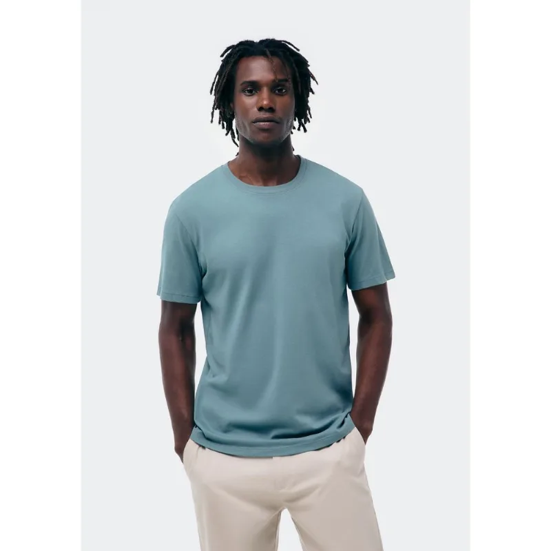 Camiseta Básica Unissex Manga Curta Regular World - Azul M
