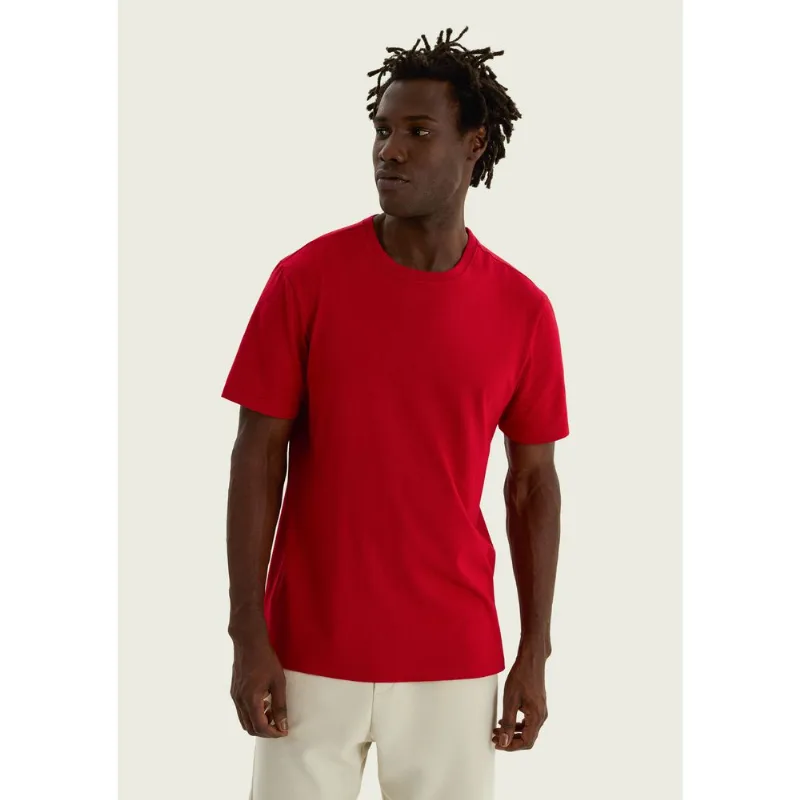 Camiseta Básica Masculina Comfort Super Cotton - Vermelho G
