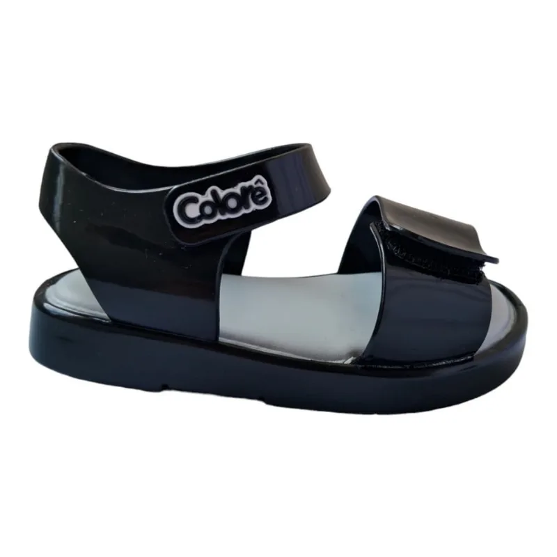 Sandalia Infantil Pimpolho Colore com Velcro Ajustavel