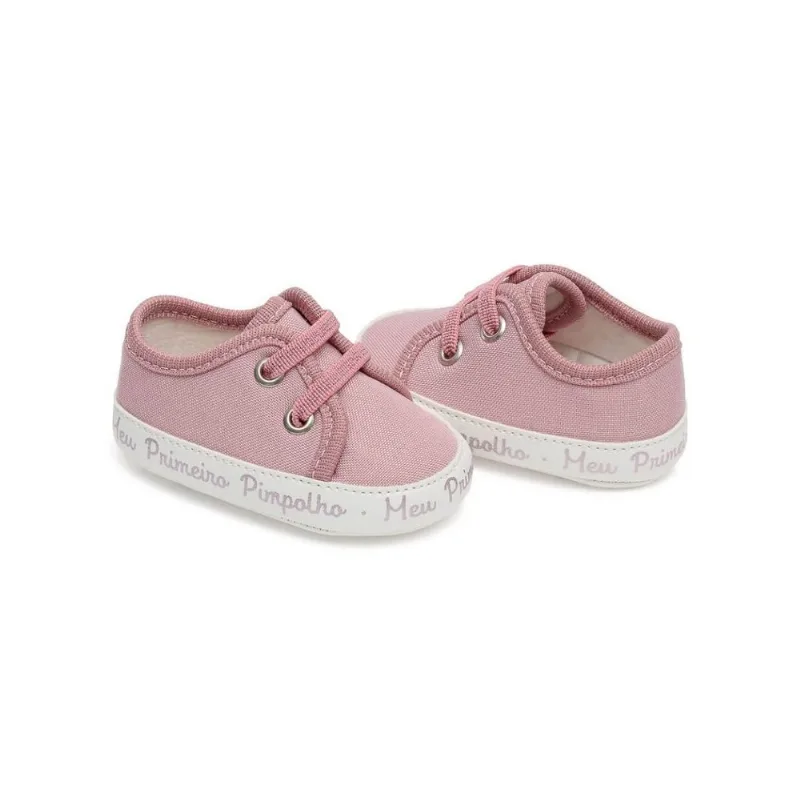 Tênis Bebê Menina Pimpolho 16367 Rosa