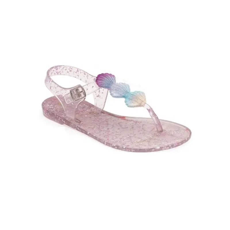 Sandália infantil pimpolho colorê rasteira concha 0040201S