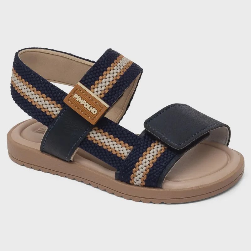 Sandália infantil pimpolho ajustável 22 ao 27 marinho jeans casual