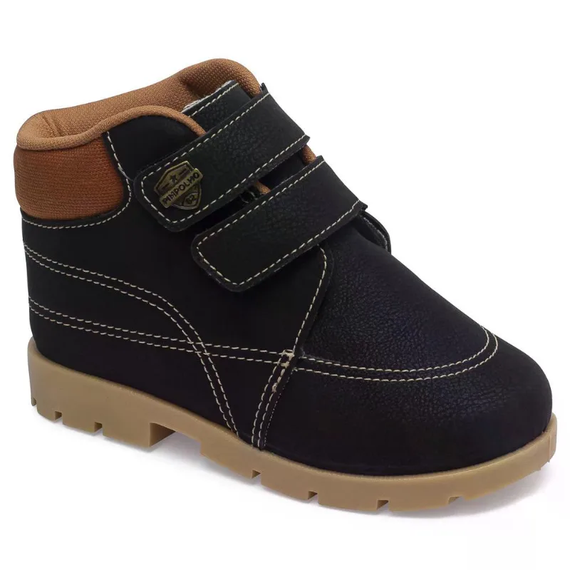 Bota Pimpolho Casual Fase 2 Ref 0120009c Preto 019