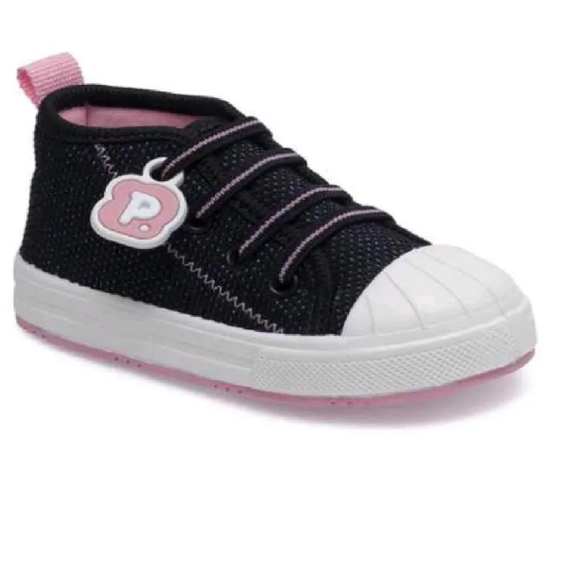Tenis Pimpolho Star Kids Star Fase 2 Ref 120081c Preto/rosa 021