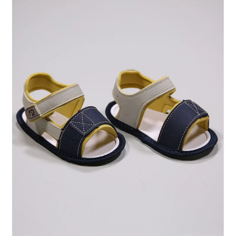 Sandália Mini Trekker Cinza - Pimpolho Cinza - 4