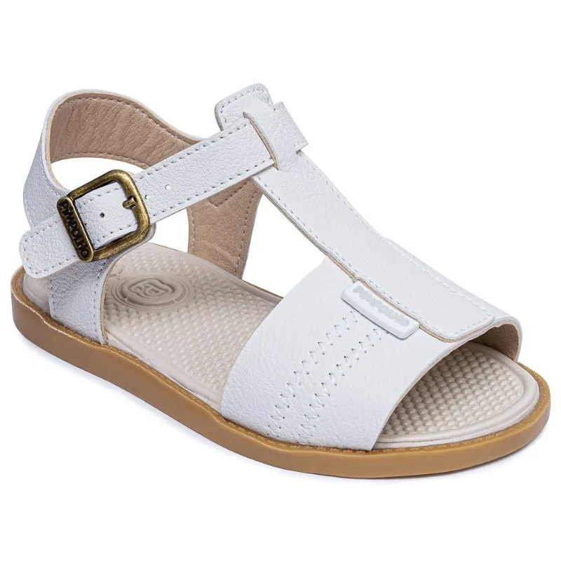 Sandália Aventura Pimpolho Fase 3 Masculino Branco 0130347C