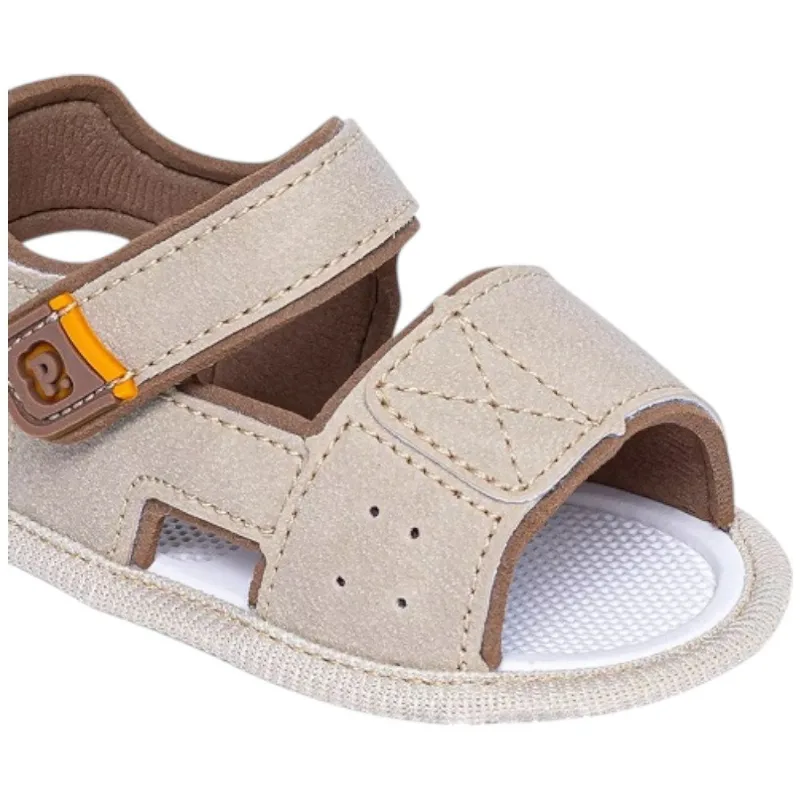 Sandália Infantil N° 3 Pimpolho Mini Trekker Bege 0110163C (MP)