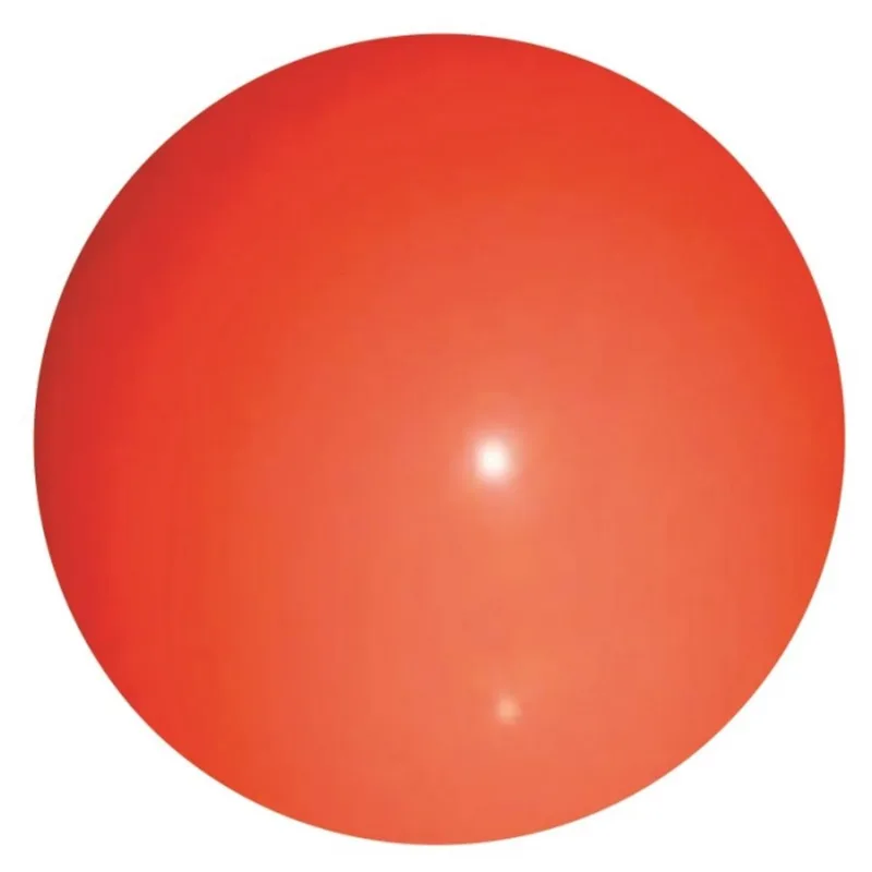 Bola De Vinil Lisa Grande Laranja ( Kit Com 50 Bolas ).