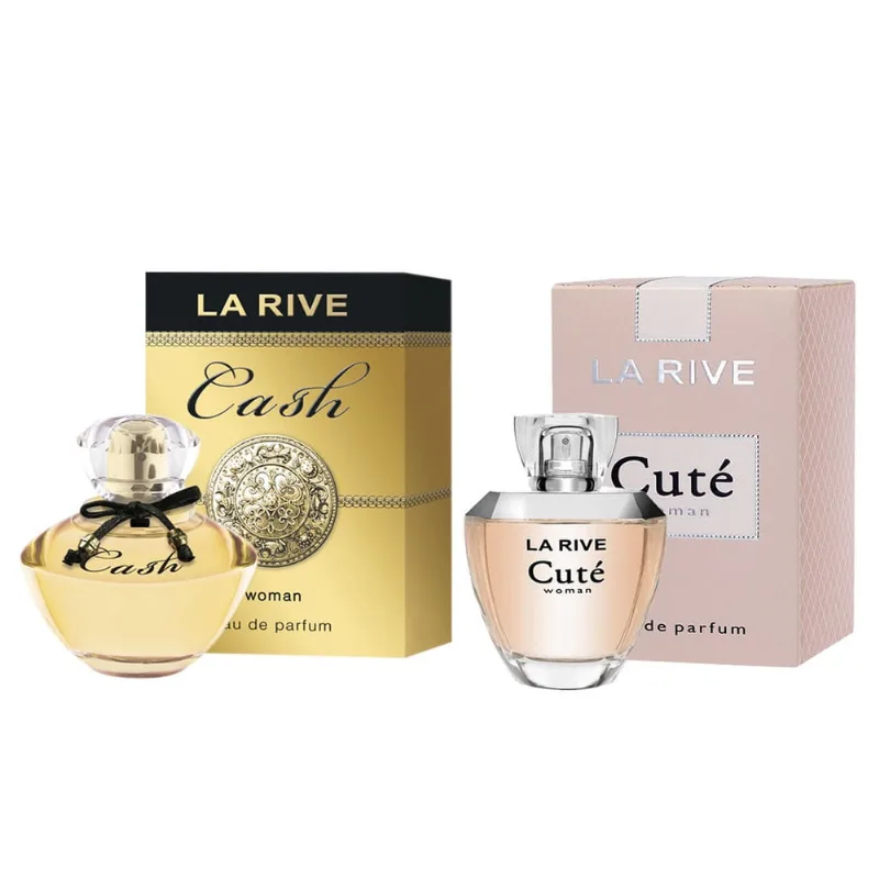Kit Perfume Cash Woman 90ml + Cuté feminio edp 100ml La Rive