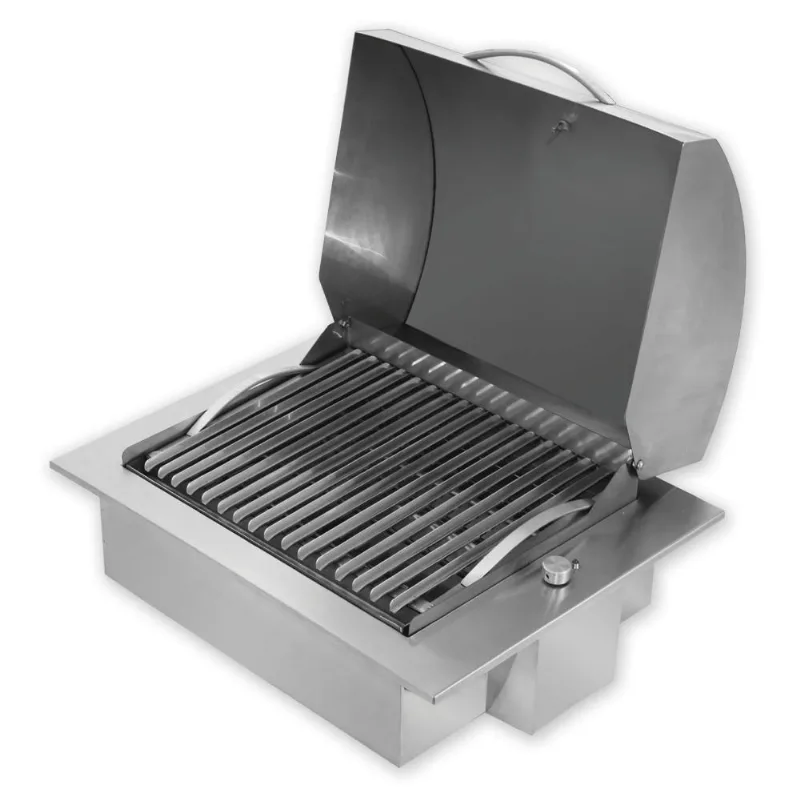 Churrasqueira Elétrica Grande Inox De Embutir Bancada 220V