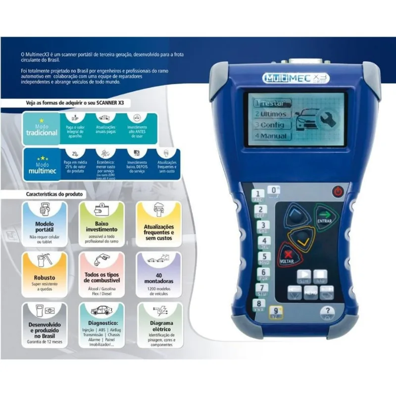 Scanner Automotivo Multimecx3