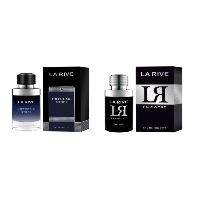Kit Perfume Extreme Story 75ml + lr Password 75ml La Rive