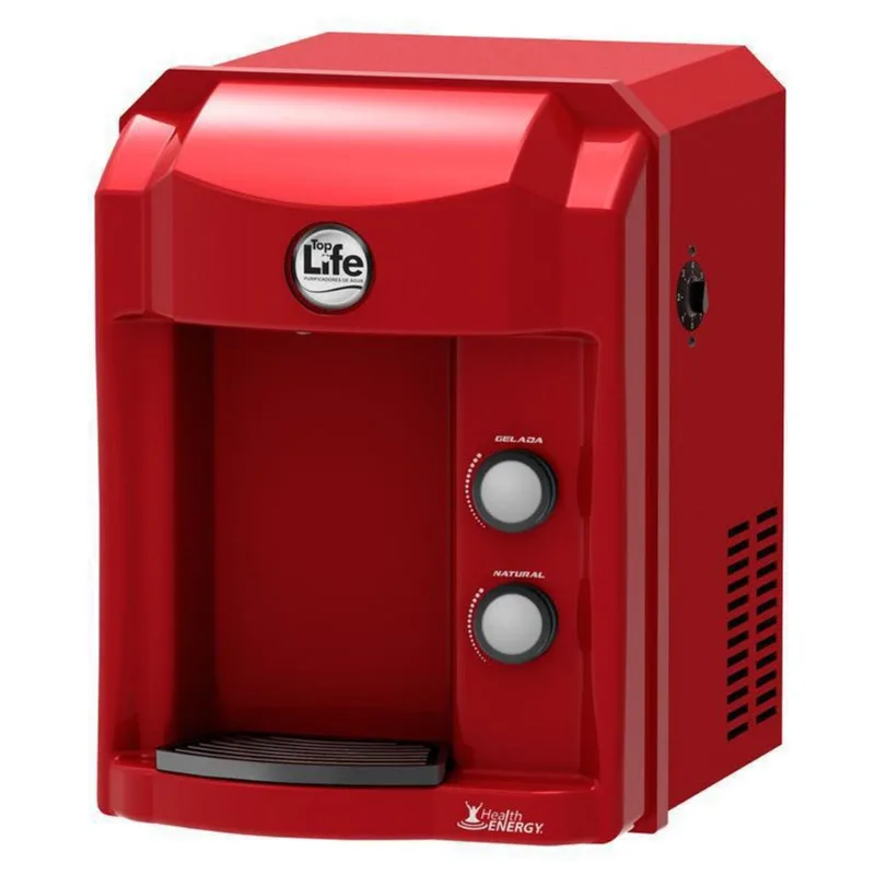 Purificador Top Life Health Energy Alcalino Vermelho 127V