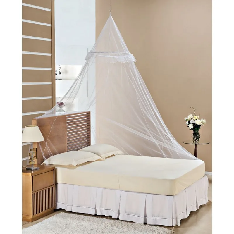 Mosquiteiro de teto com aro para cama casal padrão - PT