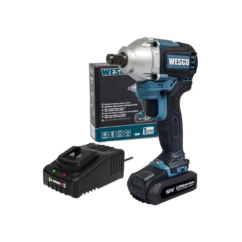 Chave De Impacto A Bateria 18v Brushless Wesco Ws2382